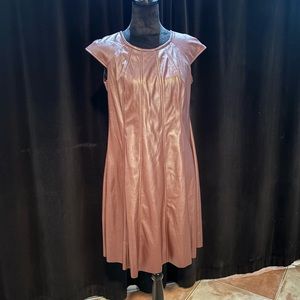 Faux Leather dress